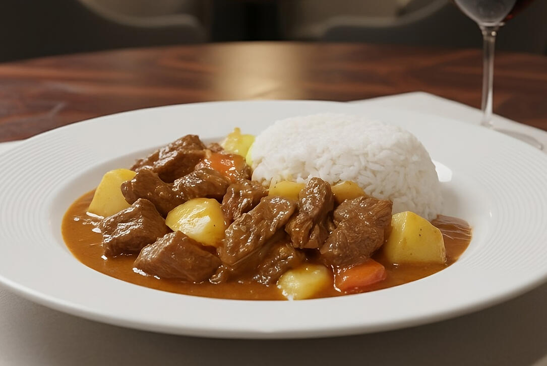 MASSAMAN BEEF CURRY &amp; RICE $15.00 MARKET SPECIAL